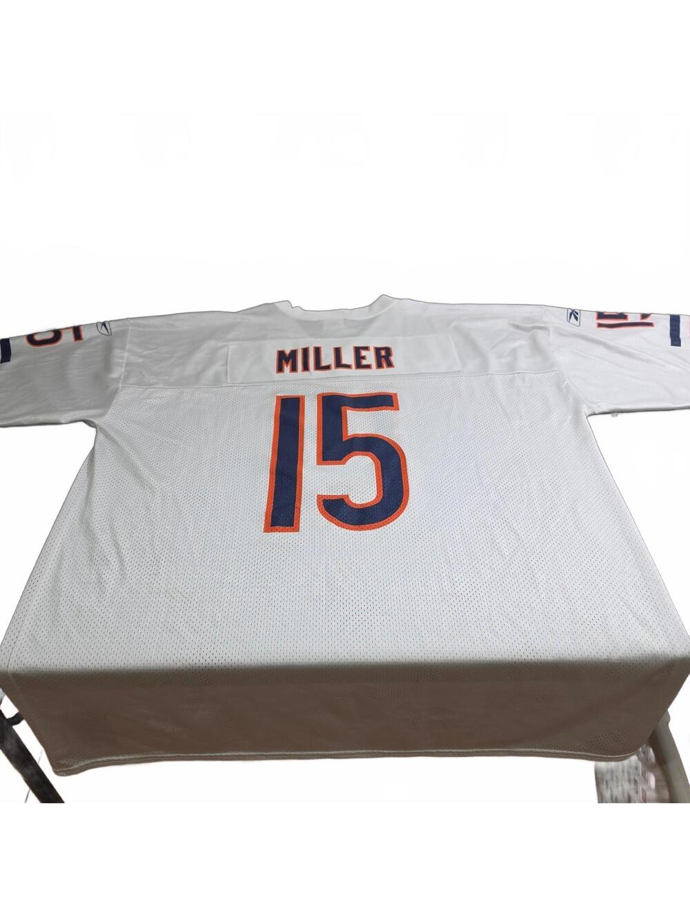 Reebok NFL Authentic Team Replica Miller #15 White Jersey2xL